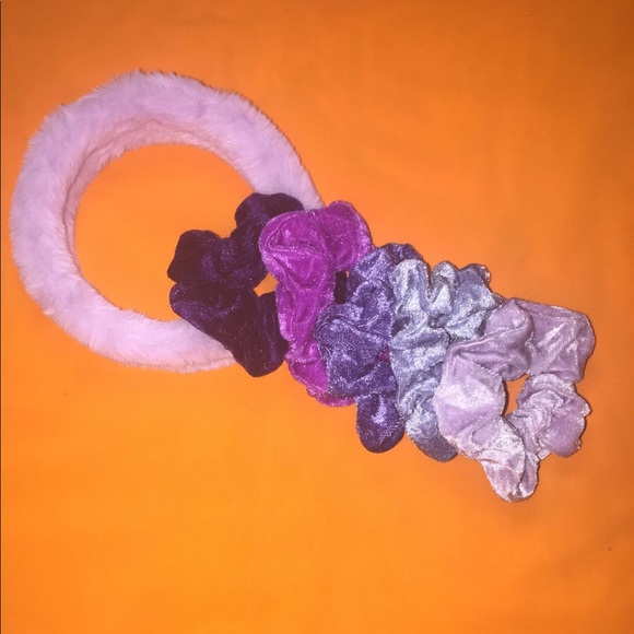 Fur Headbands With Matching Scrunchies - Picture 16 of 16